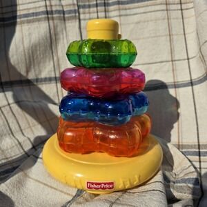 Fisher-Price Little Superstar Classical Star Stacker WORKS! Musical Light Up